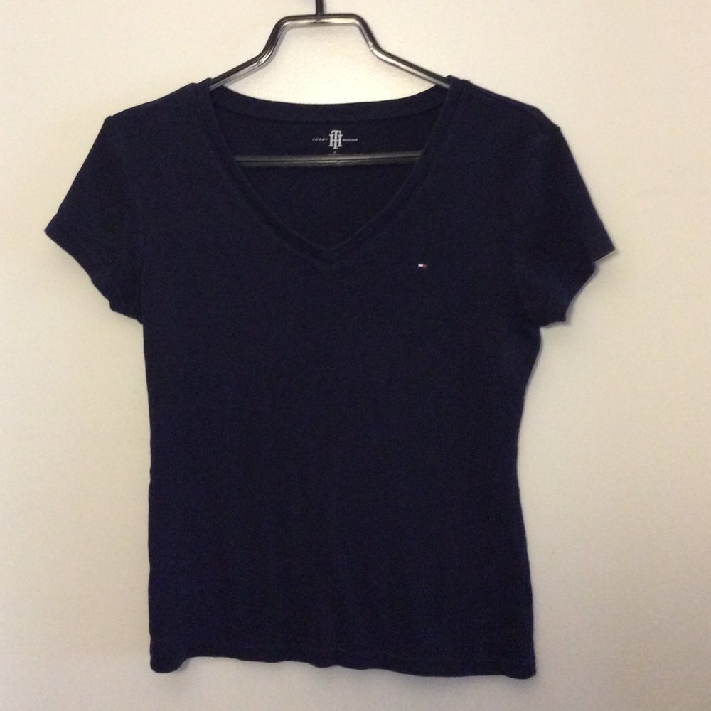 Navy Tommy Hilfiger shirt
